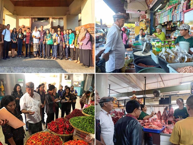 Sidak Pasar Dalam Rangka Ketersediaan dan Keterjangkauan Harga Bahan Pokok Menjelang Hari Raya Idul Adha 1444 Hijriah di Pasar Badung dan Pasar Kreneng Denpasar