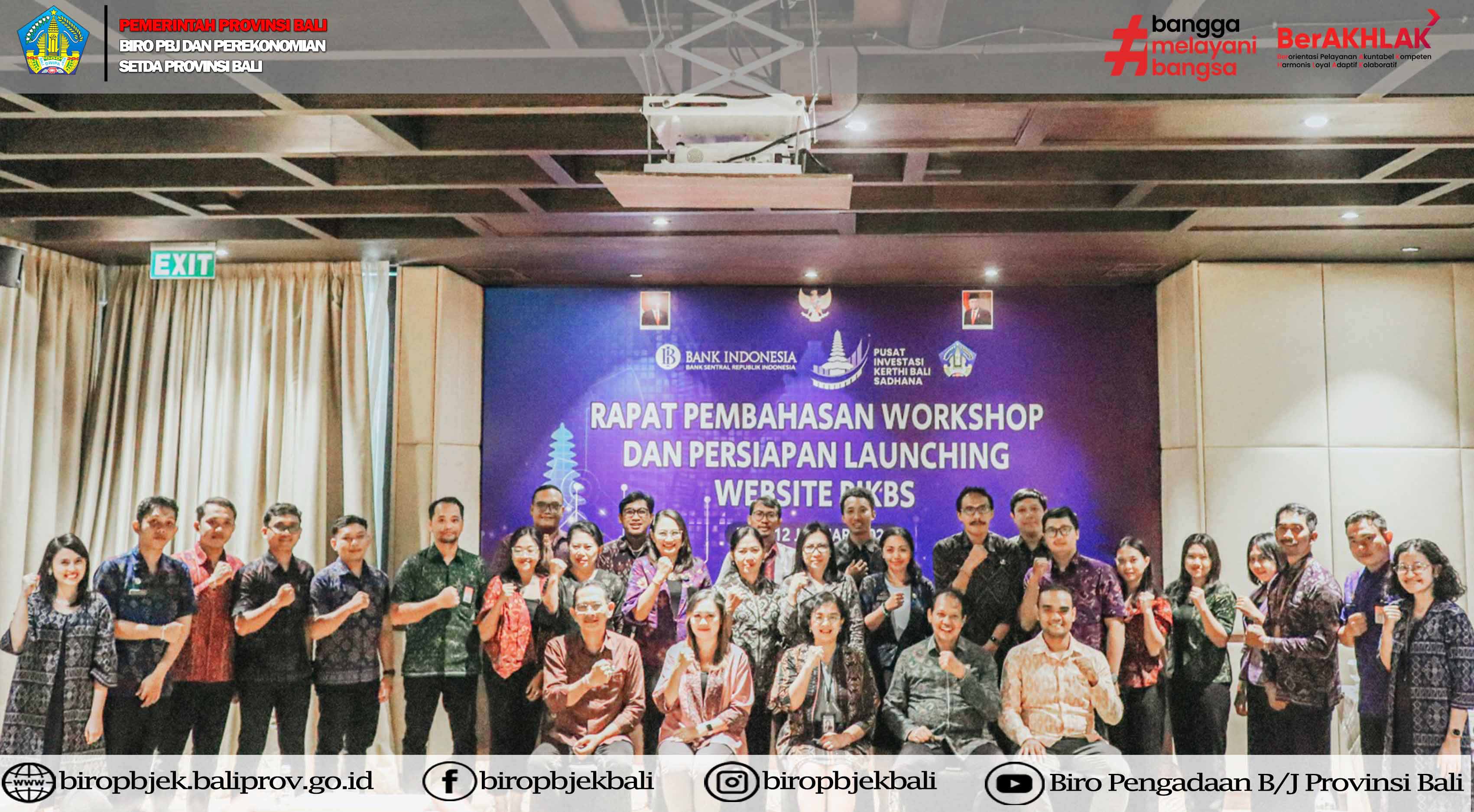 Workshop Pengisian Data Website Pusat Investasi Kerthi Bali Sadhana (PIKBS)