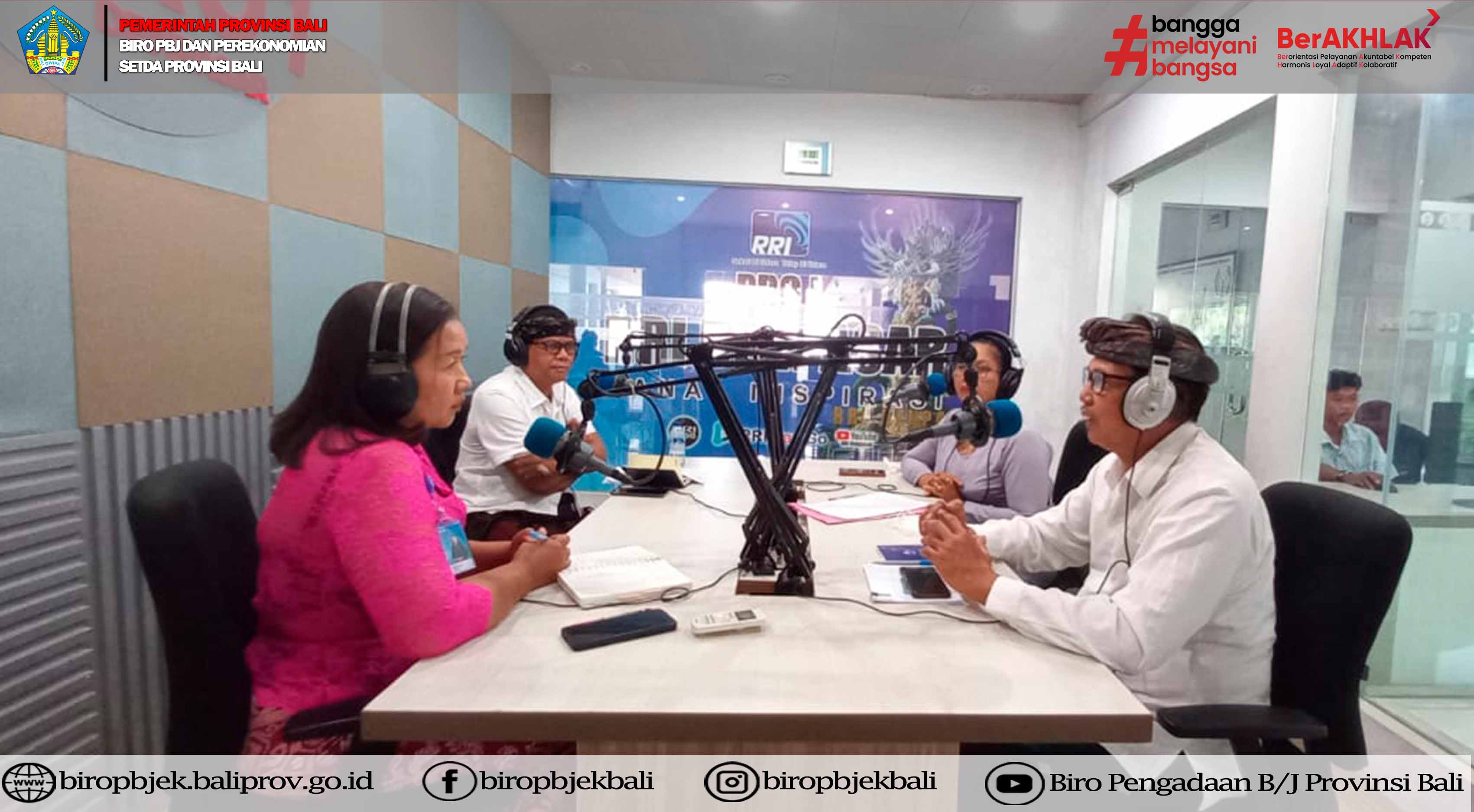 Dialog Denpasar Pagi Ini  dengan Topik "Menjaga Stabilitas Harga Bahan Pokok"