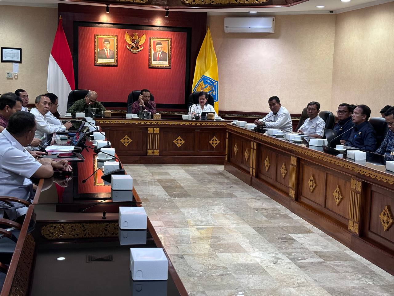 High Level Meeting TPID Provinsi Bali Menjelang Hari Raya Galungan, Kuningan dan Nyepi Caka 1946