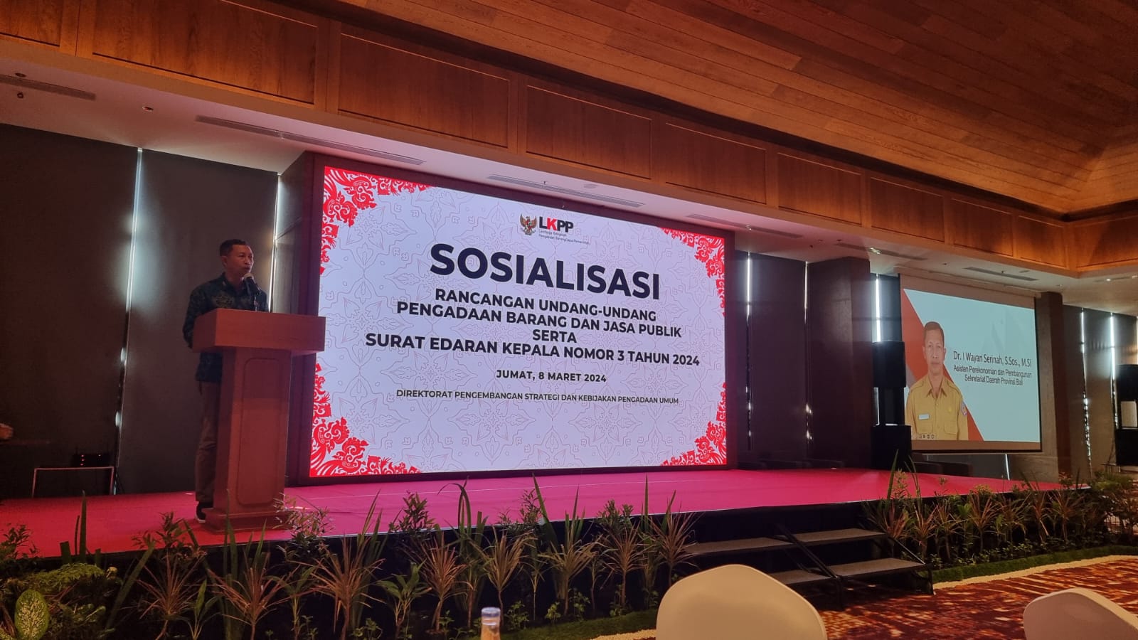 Sosialisasi Rancangan Undang-Undang tentang Pengadaan Barang danJasa Publik dan SE Kepala LKPP Nomor 3 Tahun 2024 terkait E-Purchasing Katalog Melalui Metode Mini-Kompetisi