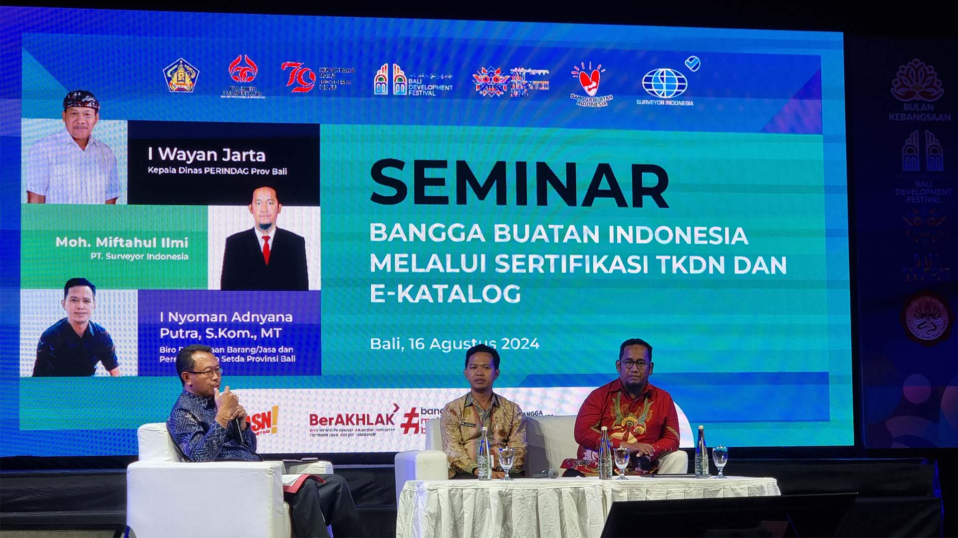 Seminar Bangga Buatan Indonesia melalui Sertifikasi TKDN dan E-Katalog