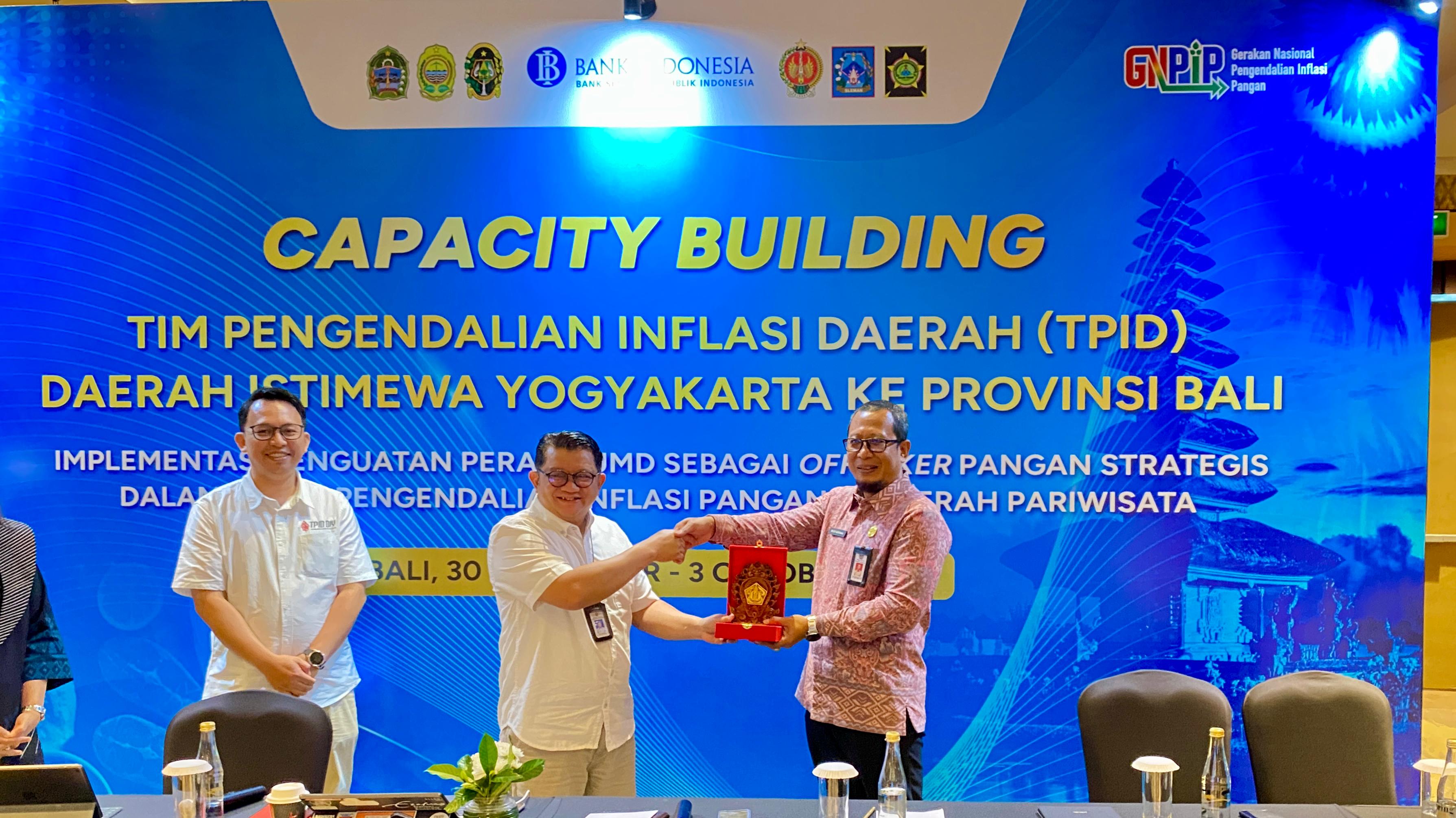 Capacity Building Tim Pengendalian Inflasi Daerah (TPID) Daerah Istimewa Yogyakarta ke Provinsi Bali