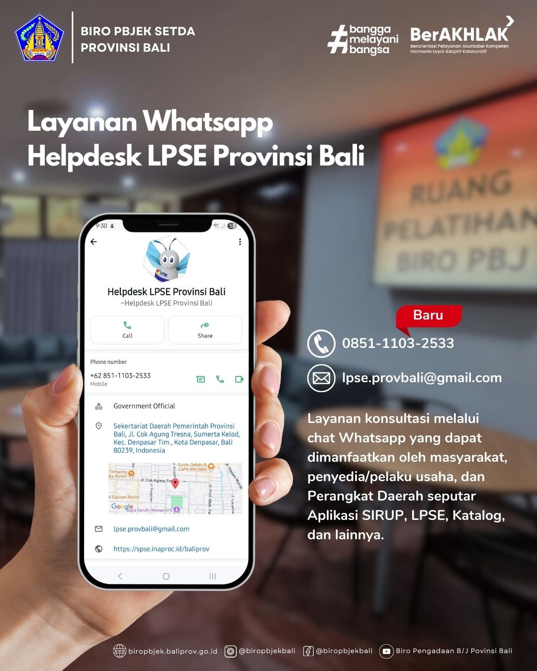 WA Helpdesk LPSE Provinsi Bali