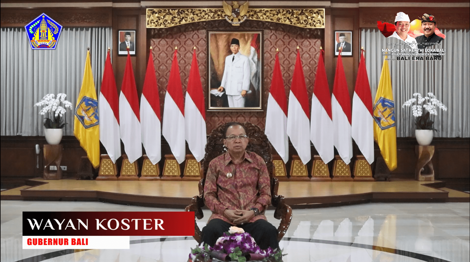 Ucapan Peringatan ke XXVI Hari Otonomi Daerah Tahun 2022 Oleh Gubernur Bali
