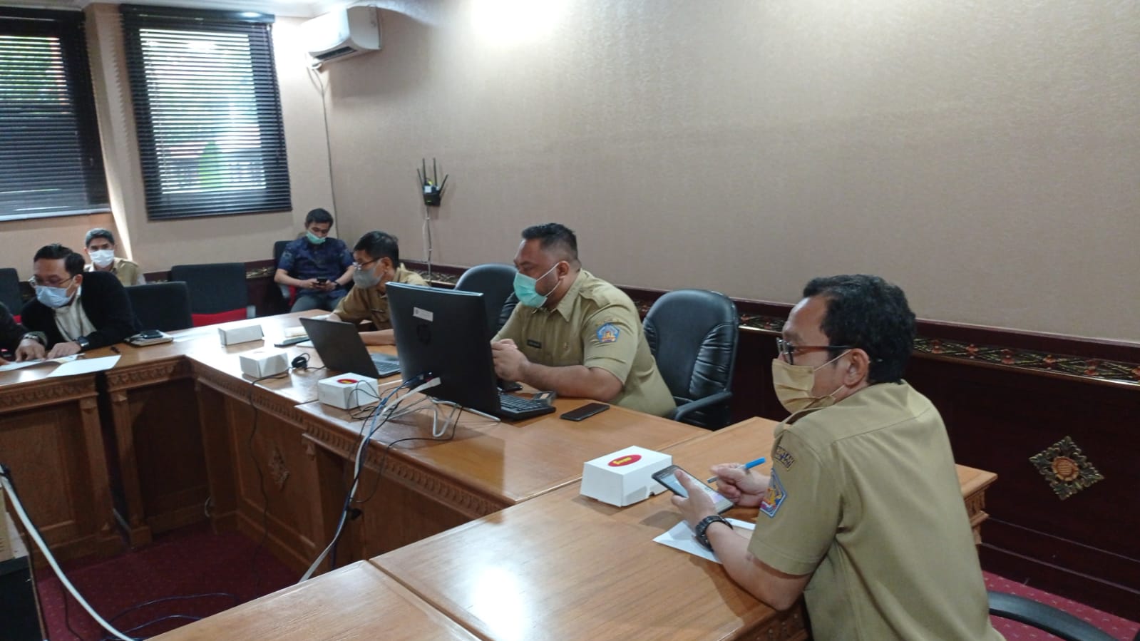 Biro Pemerintahan dan Kesejahteraan Rakyat Melaksanakan Rapat Koordinasi Percepatan Pelaksanaan Pengadaan Tanah bagi Pembangunan Ruas Jalan Tol Gilimanuk – Mengwi
