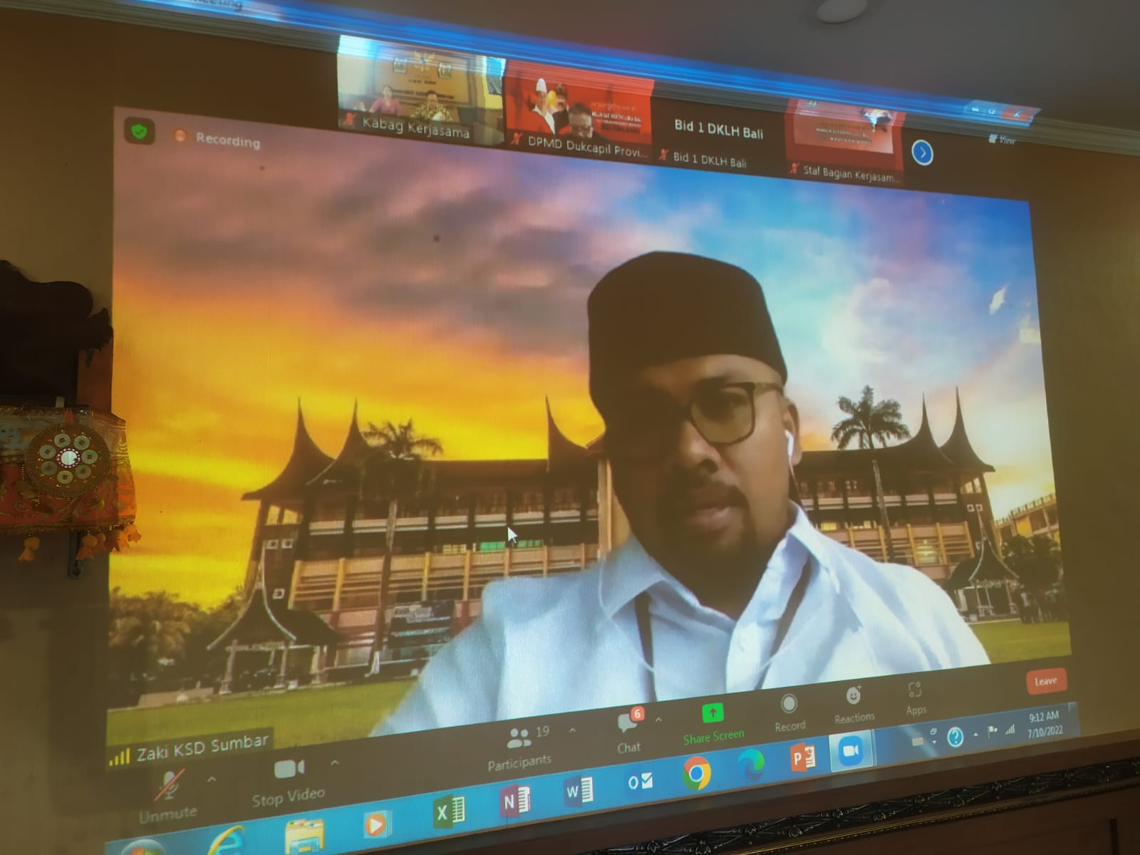 Rapat Pembahasan Usulan Kerjasama Daerah Antara Pemprov Sumatera Barat Dengan Pemprov Bali