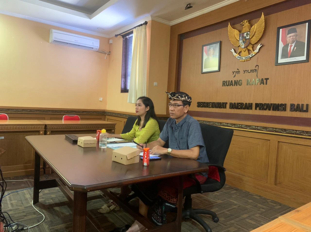 Rapat finalisasi pembahasan nota kesepakatan dengan Kanwil Kemenkumham Provinsi Bali tentang Sinergitas Penyelenggaraan Pelayanan Hukum