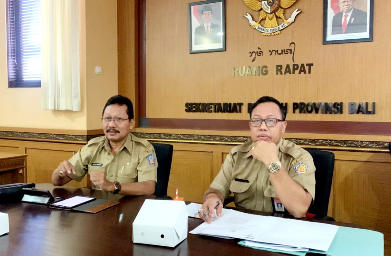 Rapat koordinasi pembahasan Kesepakatan Bersama antara Pemprov Bali dan Pemda Sarbagita tentang Penyelenggaraan SPAM Ayung Sarbagita