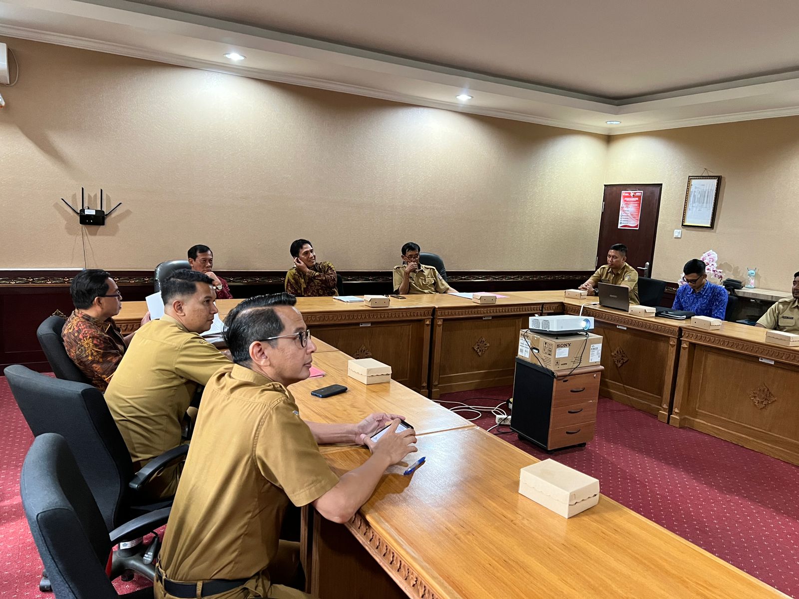 Rapat awal persiapan pelantikan Penjabat Gubernur Bali