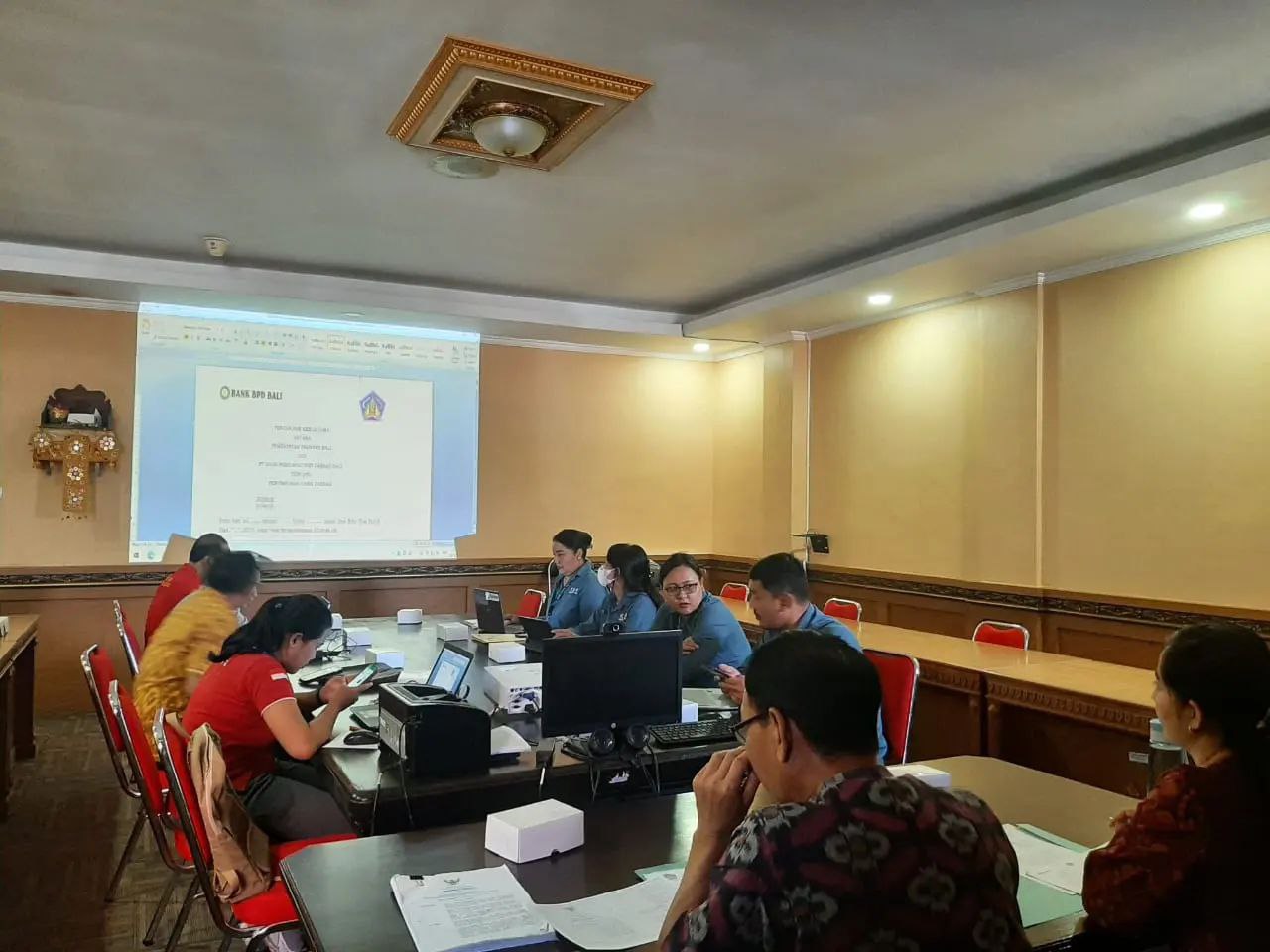 Rapat Pembahasan Perjanjian Kerja Sama antara PT Bank Pembangunan Daerah Bali dengan Pemerintah Provinsi Bali tentang Penyimpanan Uang Daerah