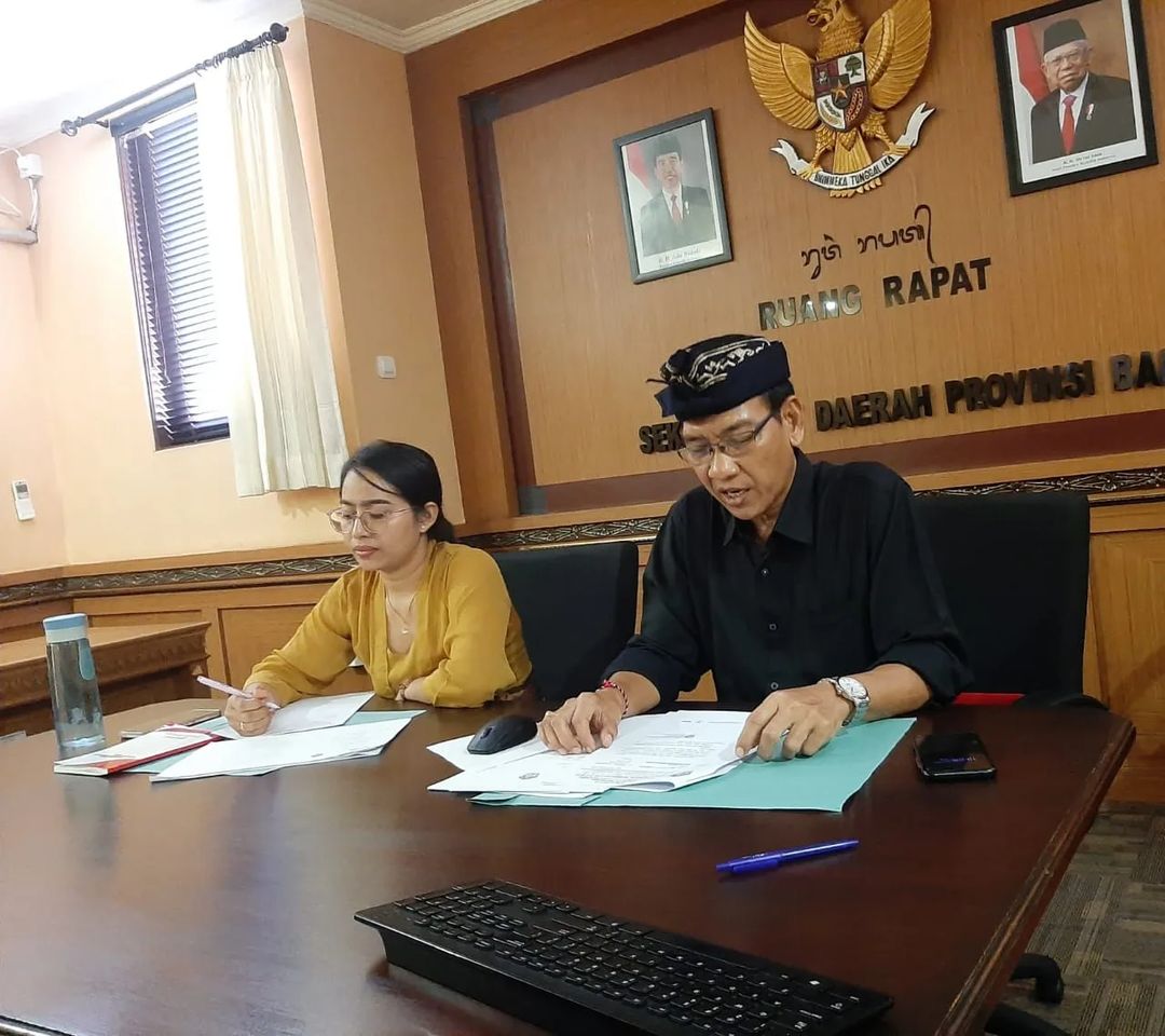 apat pembahasan draft Kesepakatan Bersama dan Perjanjian Kerjasama antara Pemerintah Provinsi Bali dengan RRI tentang Pelayanan Informasi/Berita Kepada Publik