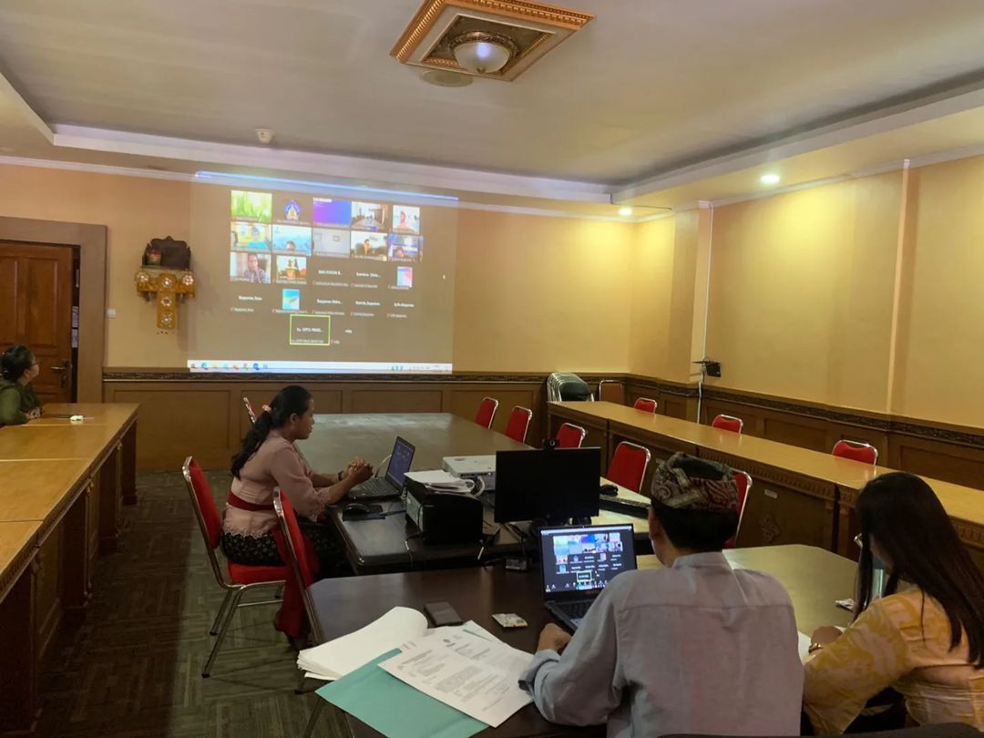Rapat pembahasan KB antara Kementerian PPN/Bappenas, Pemerintah Provinsi Bali, Pemerintah Kabupaten Buleleng, dan PT Dirgantara Indonesia tentang Pengembangan Ekosistem Industri Kedirgantaraan di Provinsi Bali untuk Mendukung Transformasi Ekonomi Kerthi B