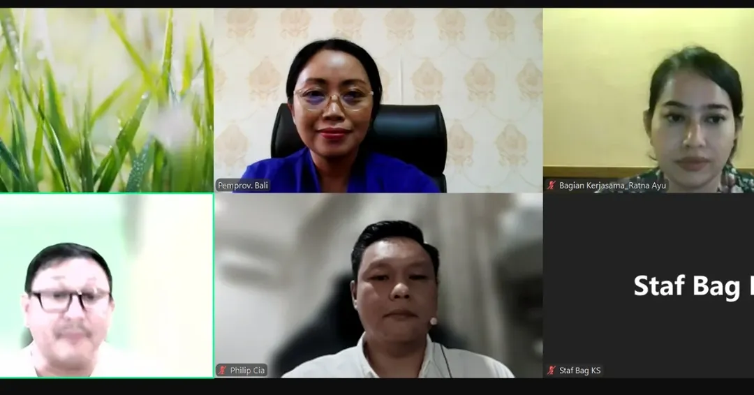 Rapat koordinasi rencana kerjasama antara Pemerintah Provinsi Bali dan PT.SITA Information Networking Computing Indonesia