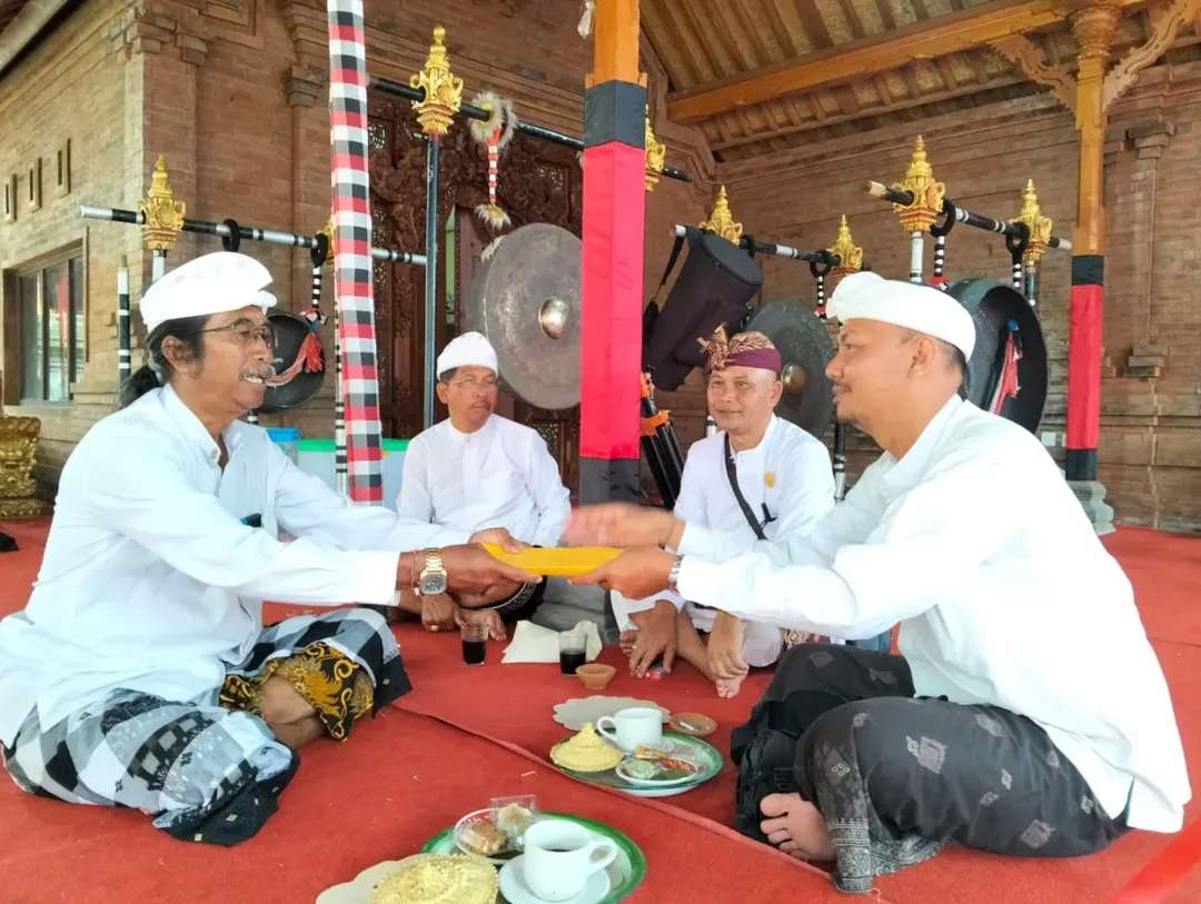 Upacara Melaspas Pasupati Ida Bhatara Sakti Anom di Pura Puseh Desa Adat Tanggahan Peken, Desa Sulahan, Susut, Bangli