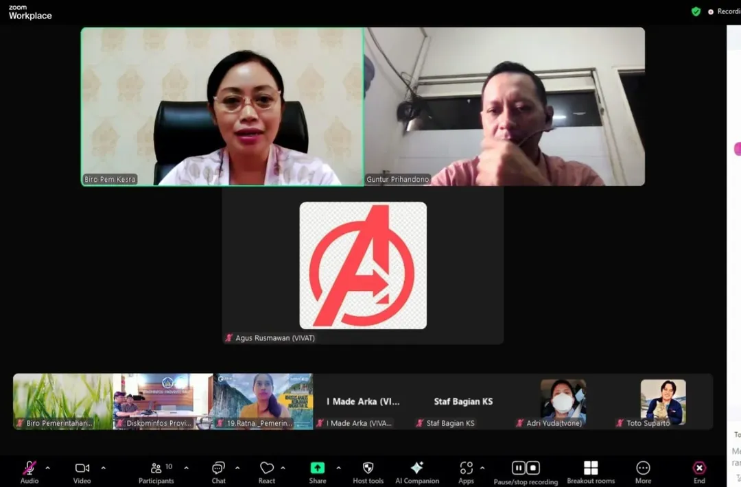 Rapat penjajakan kerjasama antara Pemerintah Provinsi Bali dan PT. Cakrawala Andalas Televisi (ANTV)