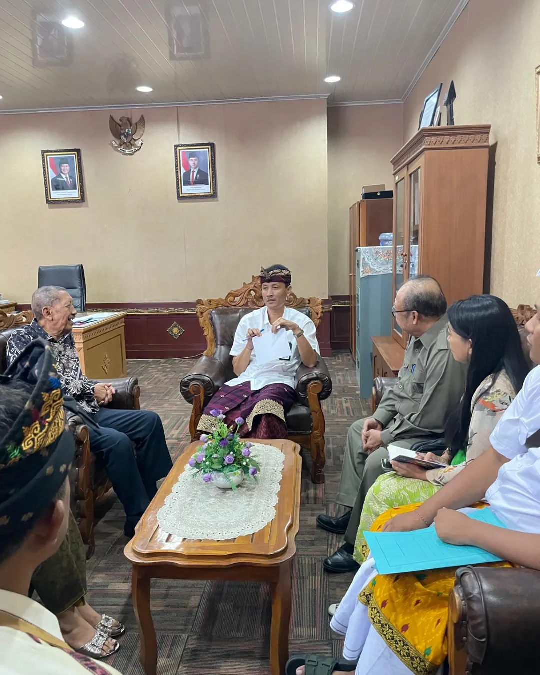 Menerima audiensi dari YKP Provinsi Bali