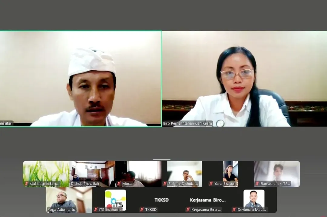 Rapat Pembahasan Draft Kesepakatan Bersama antara Pemerintah Provinsi Bali dengan Intelligent Transport System Indonesia tentang Penerapan Sistem Transportasi Cerdas di Provinsi Bali