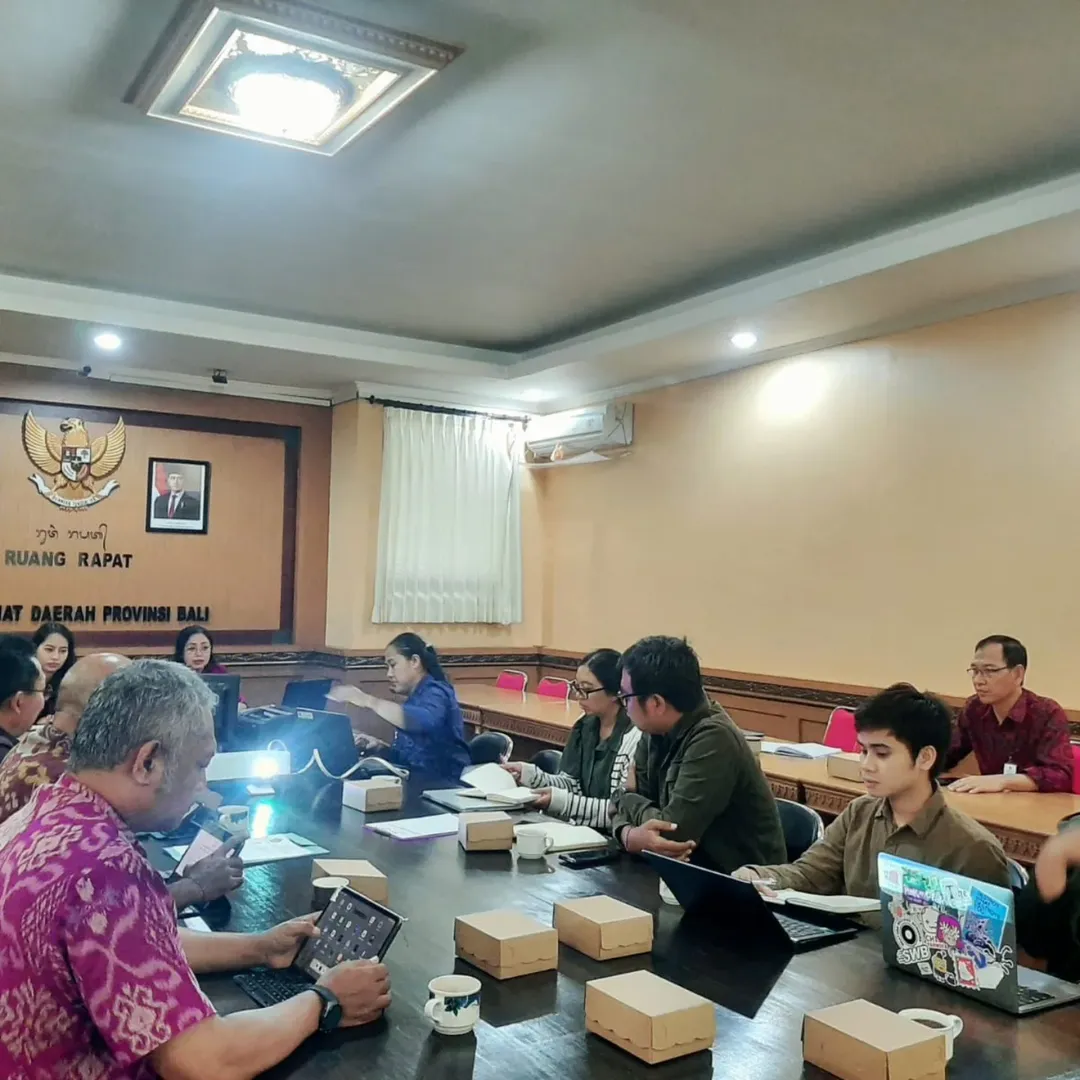 Rapat Pembahasan Perjanjian Kerja Sama Antara Pemerintah Provinsi Bali dengan Yayasan Institut Sumber Daya Dunia (World Resources Institute Foundation)
