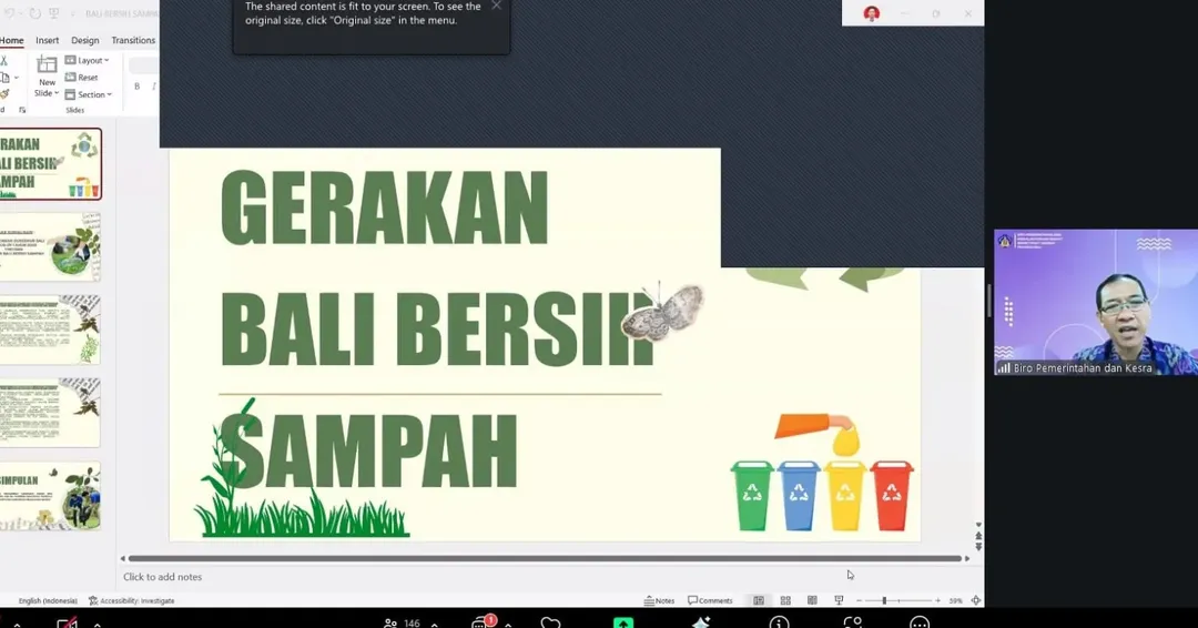 Biro Pemerintahan dan Kesejahteraan Rakyat melaksanakan kegiatan sosialisasi Aplikasi SIPADAS (Sistem Informasi Pengelolaan Sampah Berbasis Sumber Palemahan Kedas) bagi sektor Swasta, Instansi Vertikal, BUMN, dan BUMD
