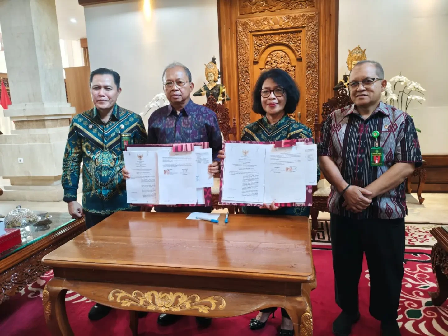 Penandatanganan nota kesepakatan “Penyediaan Layanan bagi Penyandang Disabilitas yang Berhadapan Dengan Hukum di Provinsi Bali“