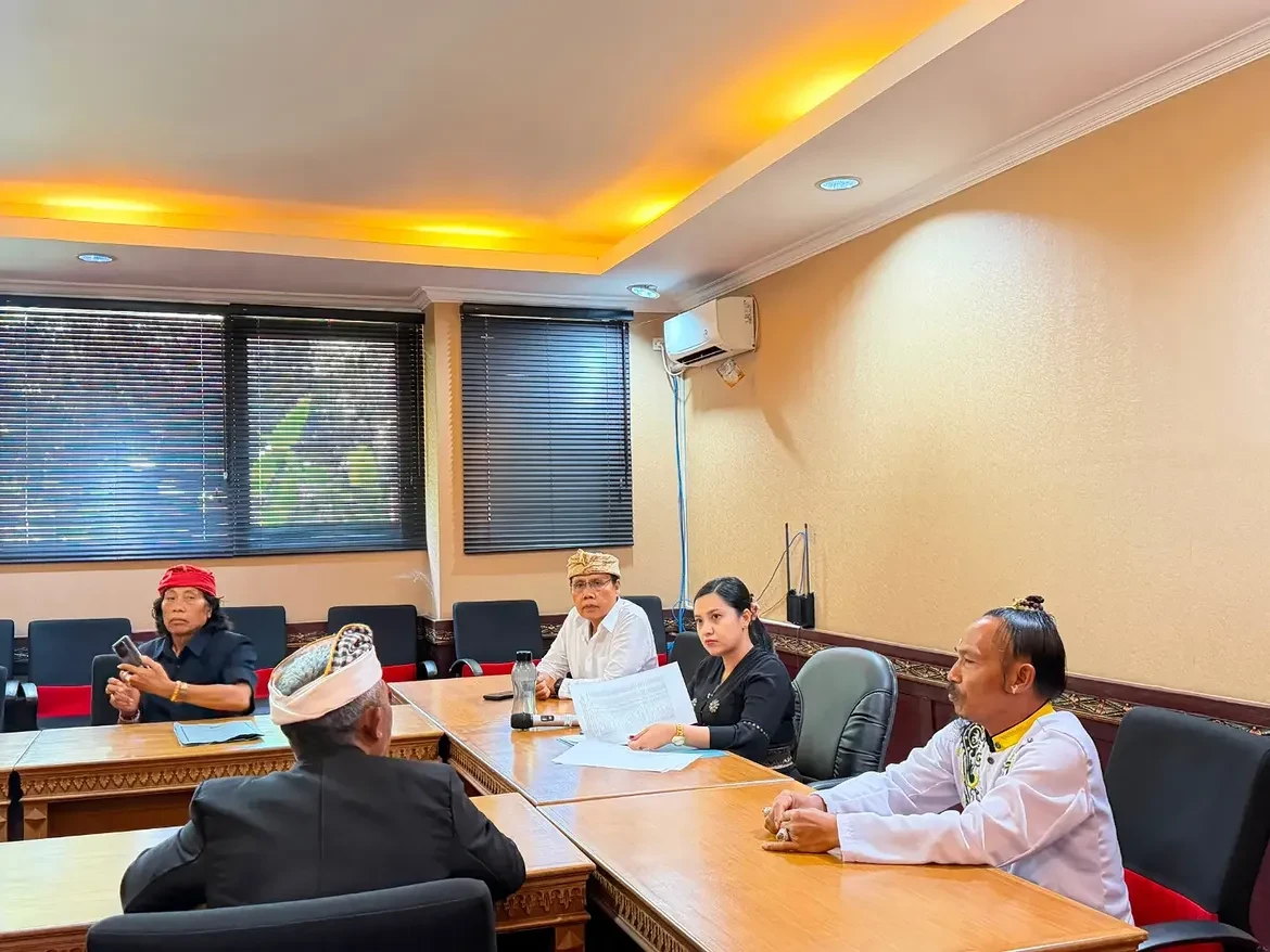 Kunjungan Panitia Karya Upacara Dewa Yadnya, Yadnya Bumi Wana Kerthi dan Danu Kerthi Pura Luhur Pucak Sari Desa Pancasari