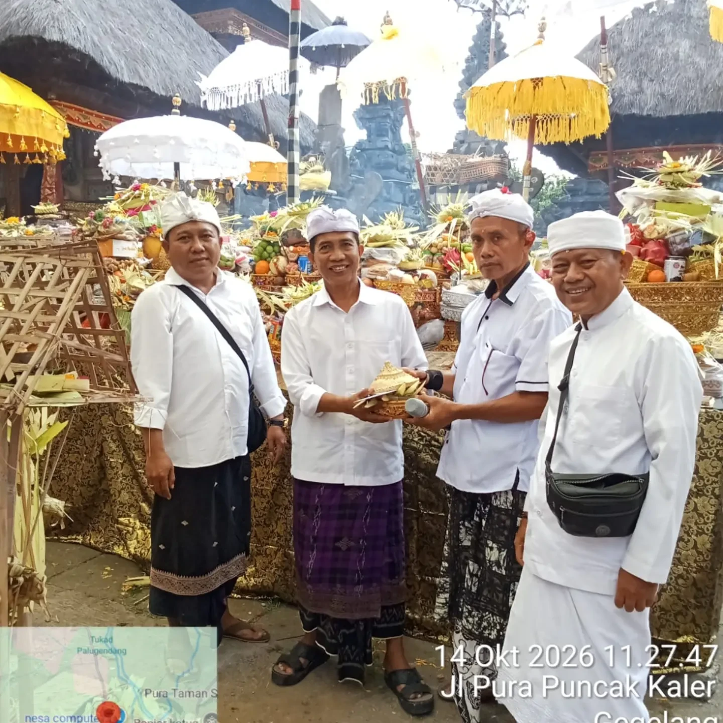 Upacara Puja Wali Buda Wage Kelawu ring Pura Pejenengan Pekarangan Banjar Adat Gegelang