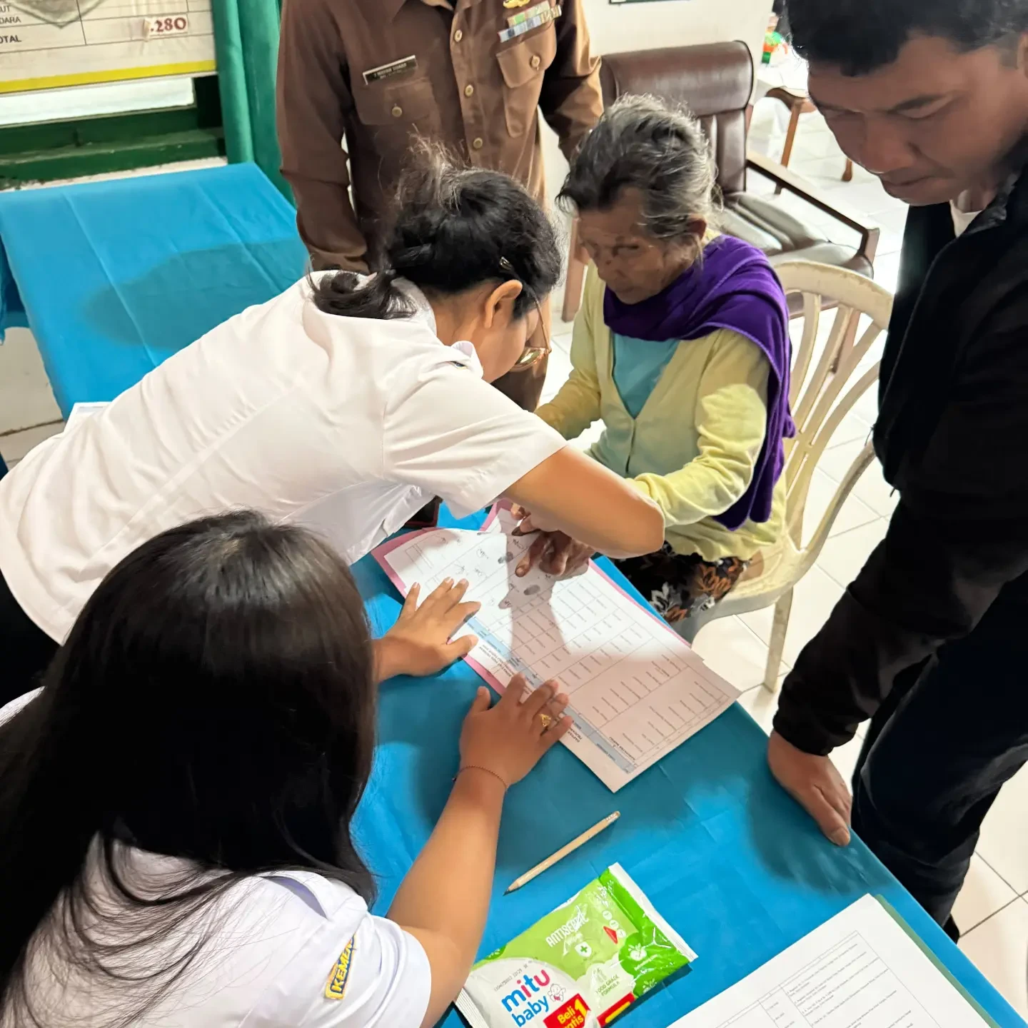 Inventarisasi data serta penandatanganan administrasi pemberian penghargaan Santunan Kematian kepada Veteran Pejuang Kemerdekaan RI Kabupaten Bangli