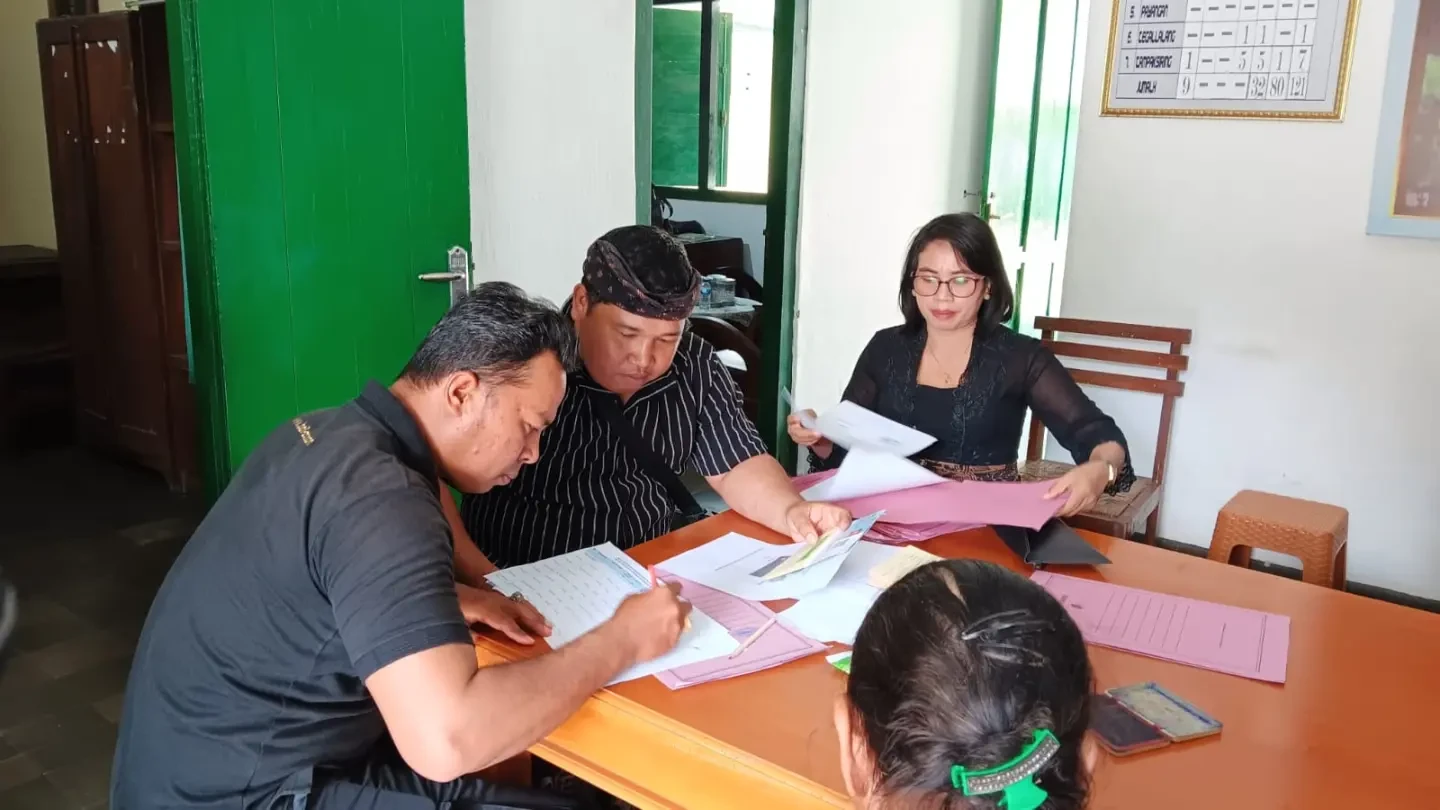 Inventarisasi data serta penandatanganan administrasi pemberian penghargaan Santunan Kematian kepada Veteran Pejuang Kemerdekaan RI