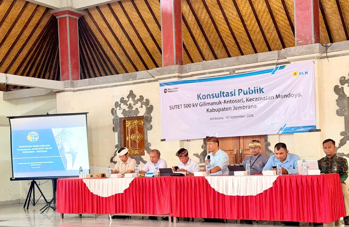 Konsultasi Publik Pembangunan Jalur SUTET 500 kV Gilimanuk – Antosari Kecamatan Mendoyo