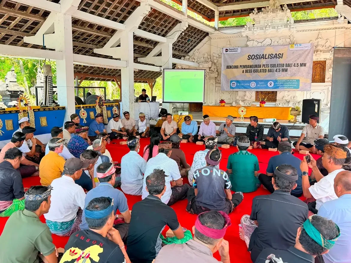 Sosialisasi Pengadaan Tanah bagi Pembangunan Pembangkit Listrik Tenaga Surya (PLTS) Isolated Bali 4,5 MW dan Battery Energy Storage System (BESS) 4,5