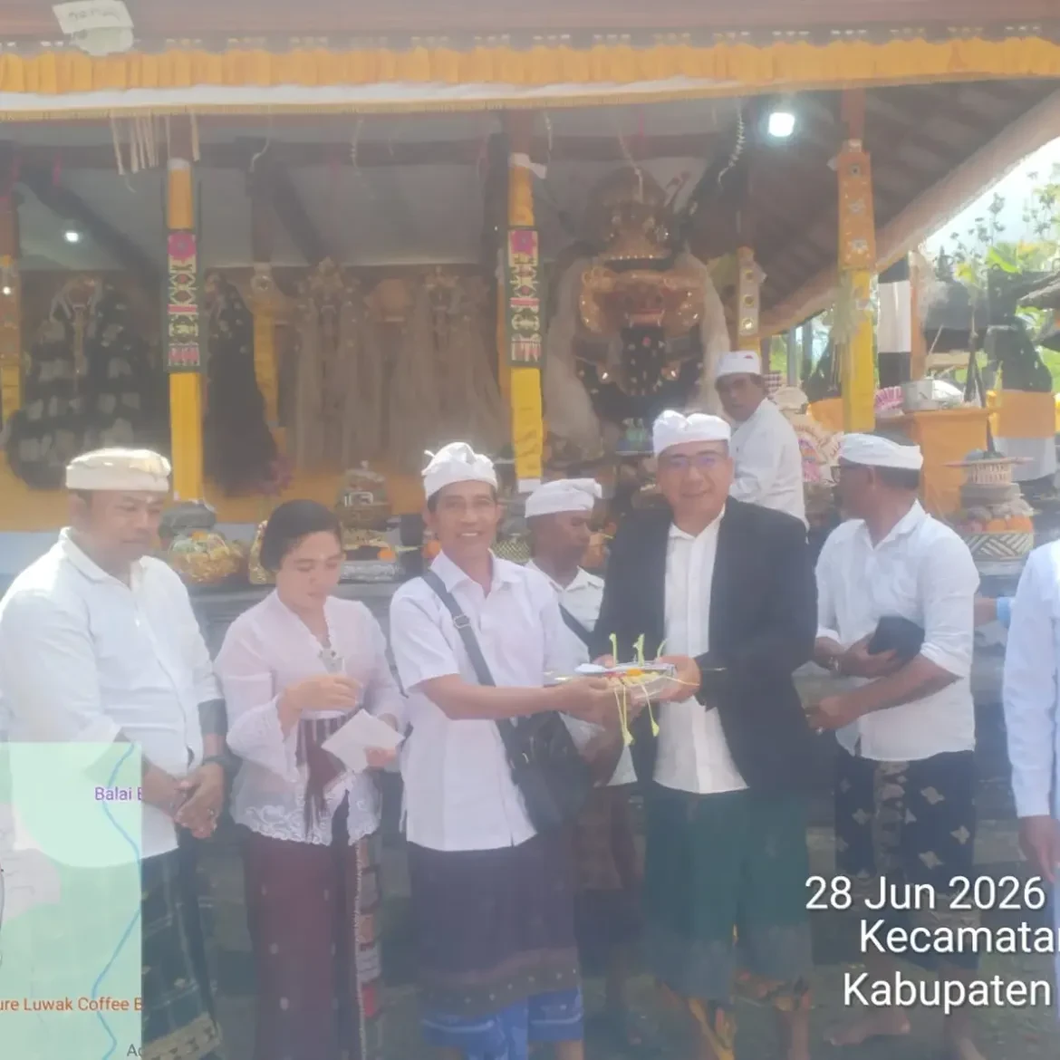 Uleman Penyaksi Upakara Piodalan Ring Pura Bukit Sari Desa Adat Antapan