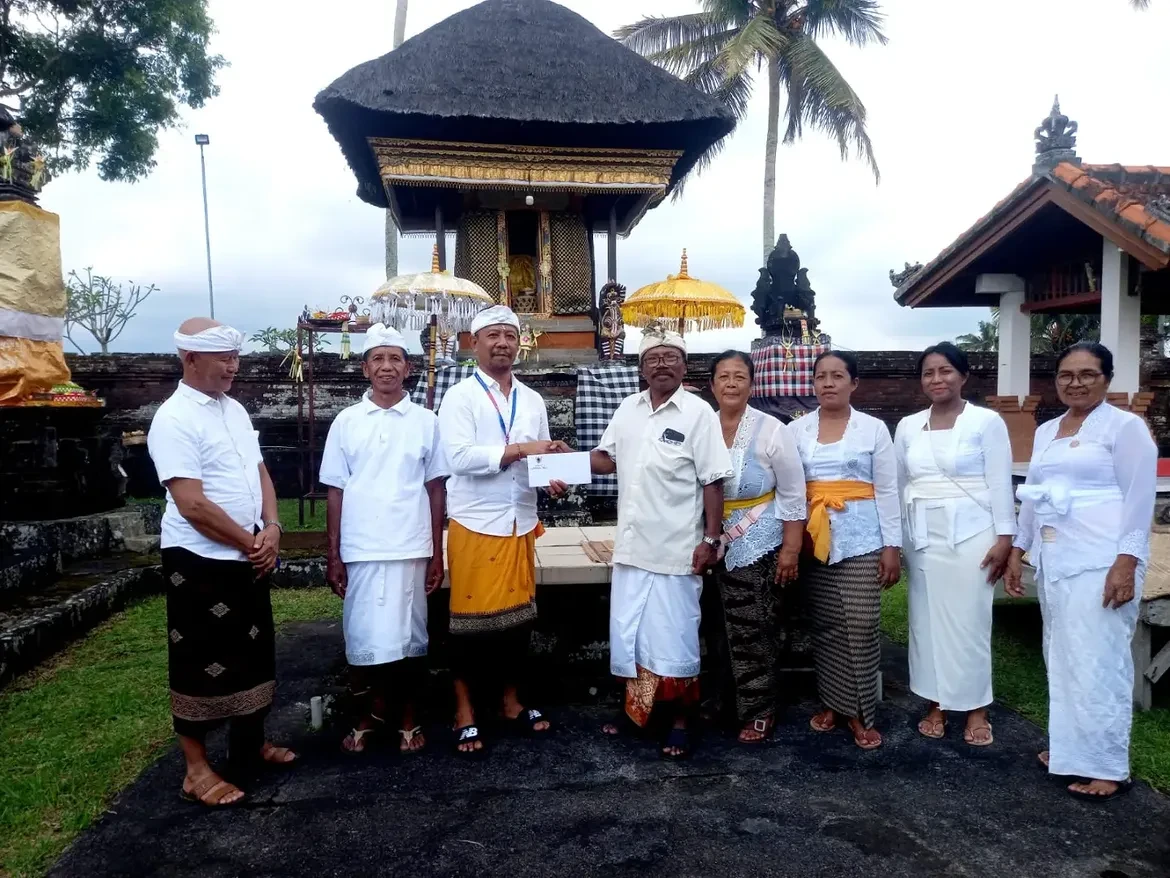 Uleman Pujawali di Pura Dalem Sidang Rapuh