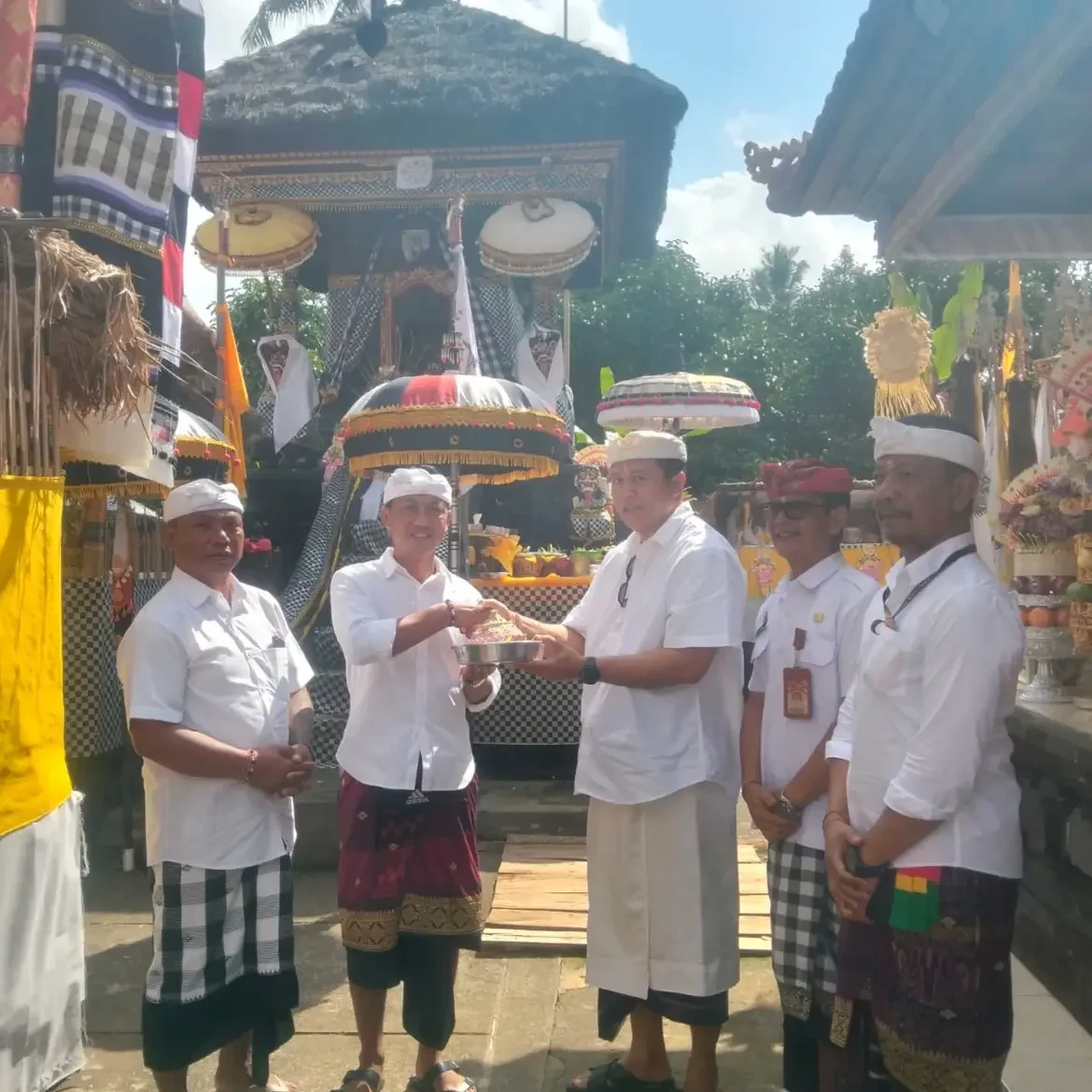 Karya Ngenteg Linggih, Melaspas, Mupuk Pedagingan waraspati kalapa ring Pura Delem lan Mrajepati Desa Adat Kedampal