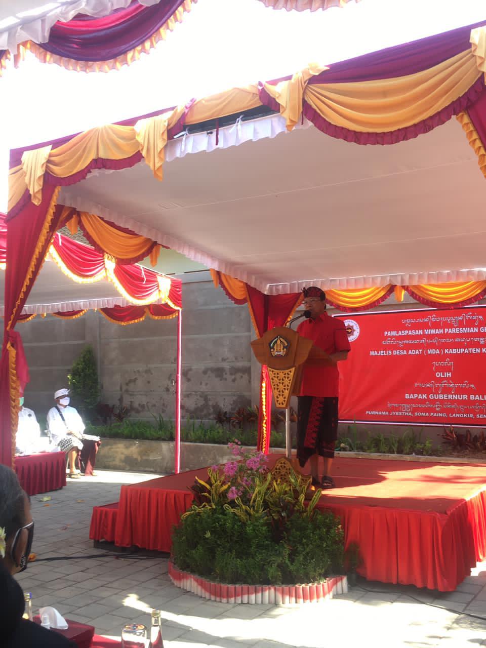 Atensi Kegiatan Peresmian Gedung MDA Kabupaten Karangasem