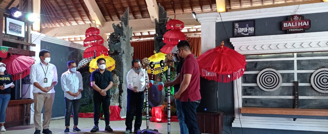 Atensi Wakil Gubernur Bali menghadiri Acara pembukaan UMKM Layang layang Expo 2021