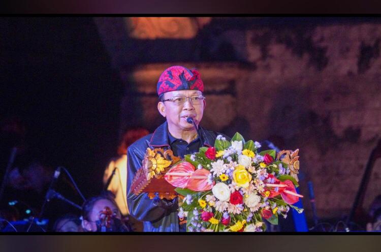 Atensi Kegiatan Gubernur Bali pada Acara Peringatan Bulan Bung Karno III Tahun 2021 di Kabupaten Jembrana