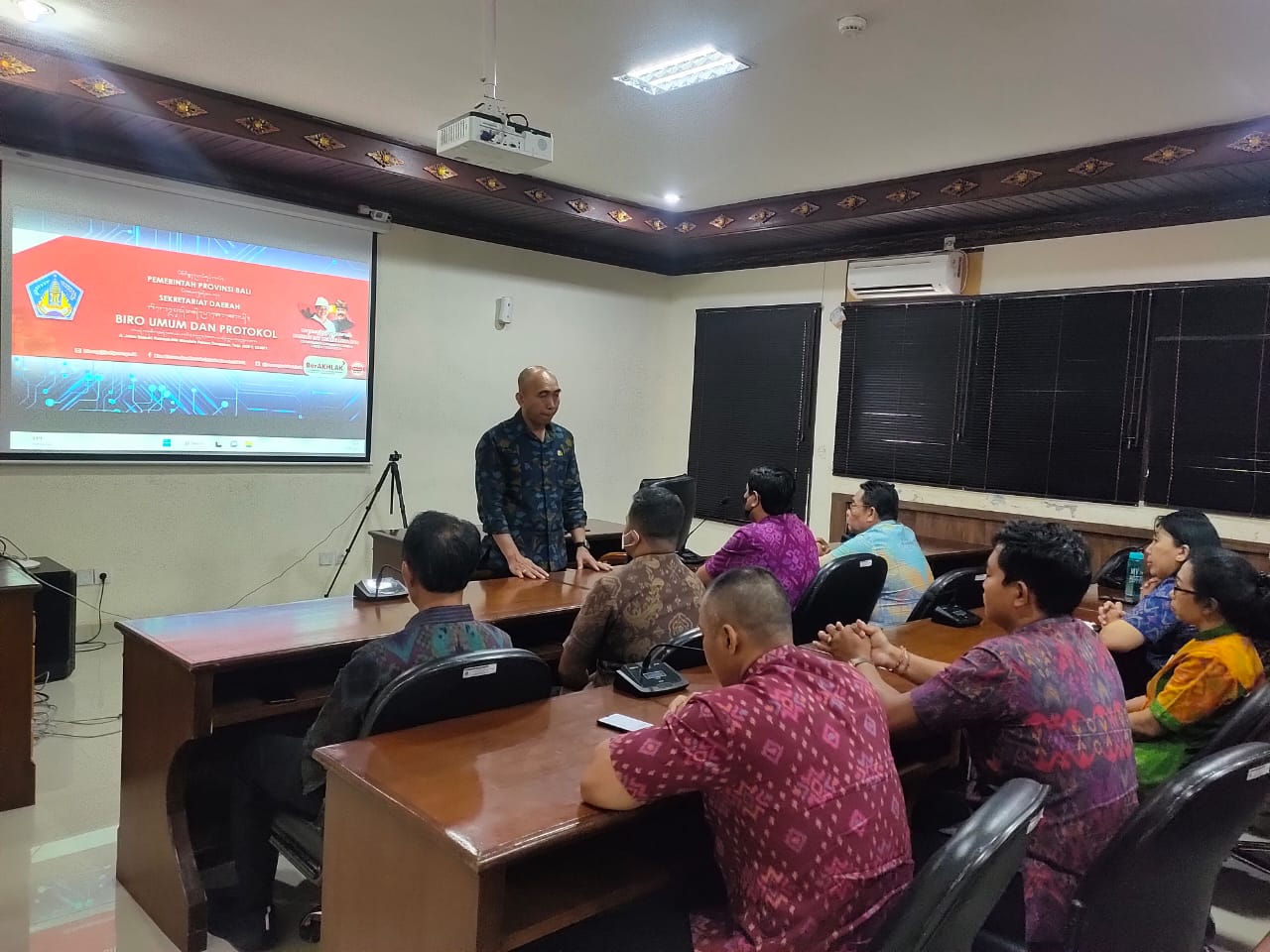 Apel Virtual : Arahan Bapak Sekretaris Daerah Menindaklanjuti Arahan Bapak Gubernur Bali 12 Januari 2023