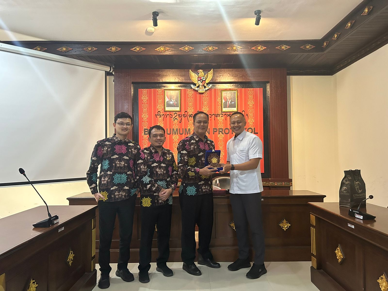 Kunjungan Biro Administrasi Pimpinan dan Protokol Setda Prov. Banten