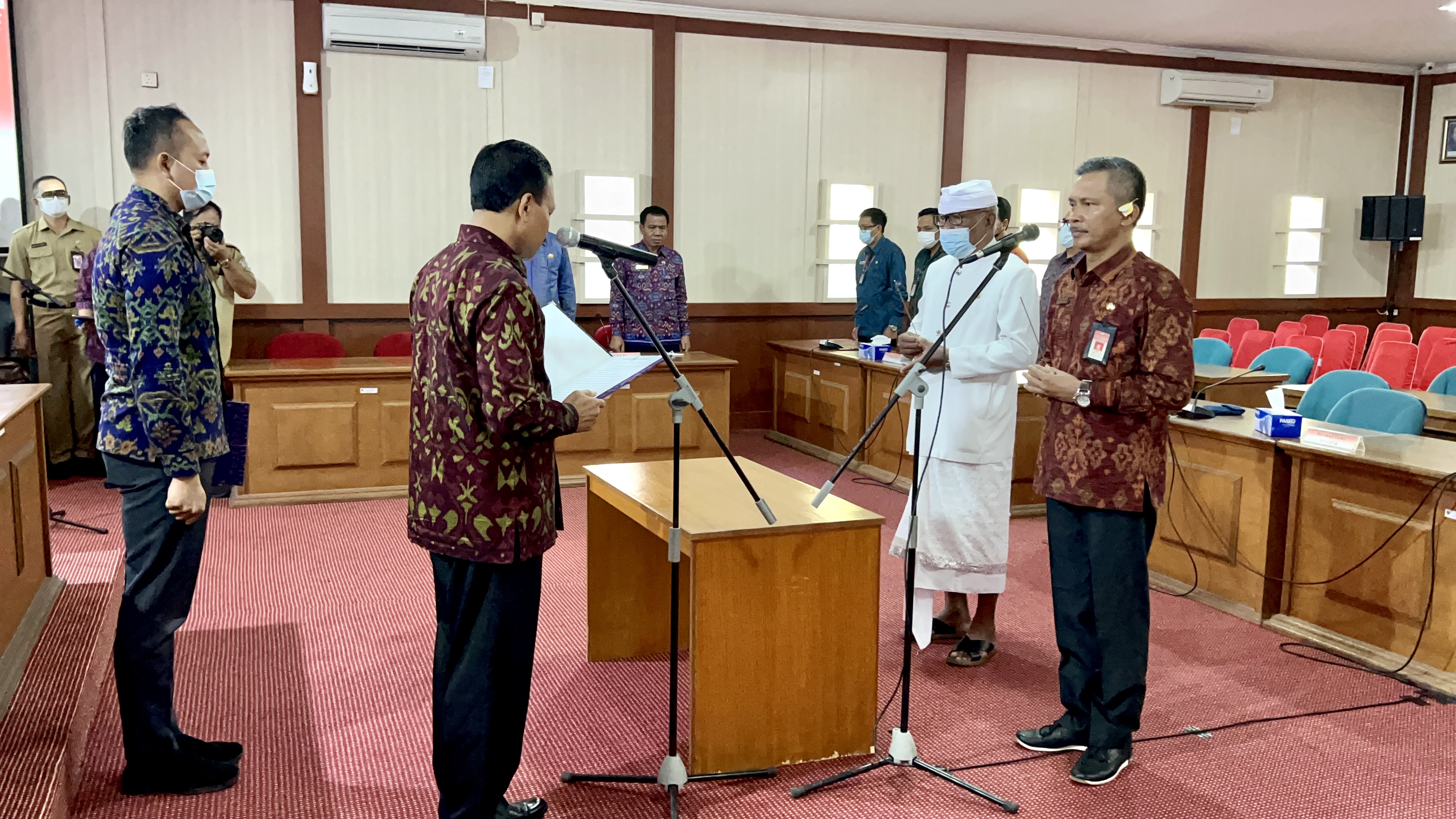 Upacara Pelantikan dan Pengambilan Sumpah Janji Jabatan Fungsional Dokter Ahli Utama dilingkungan Pemerintah Provinsi Bali