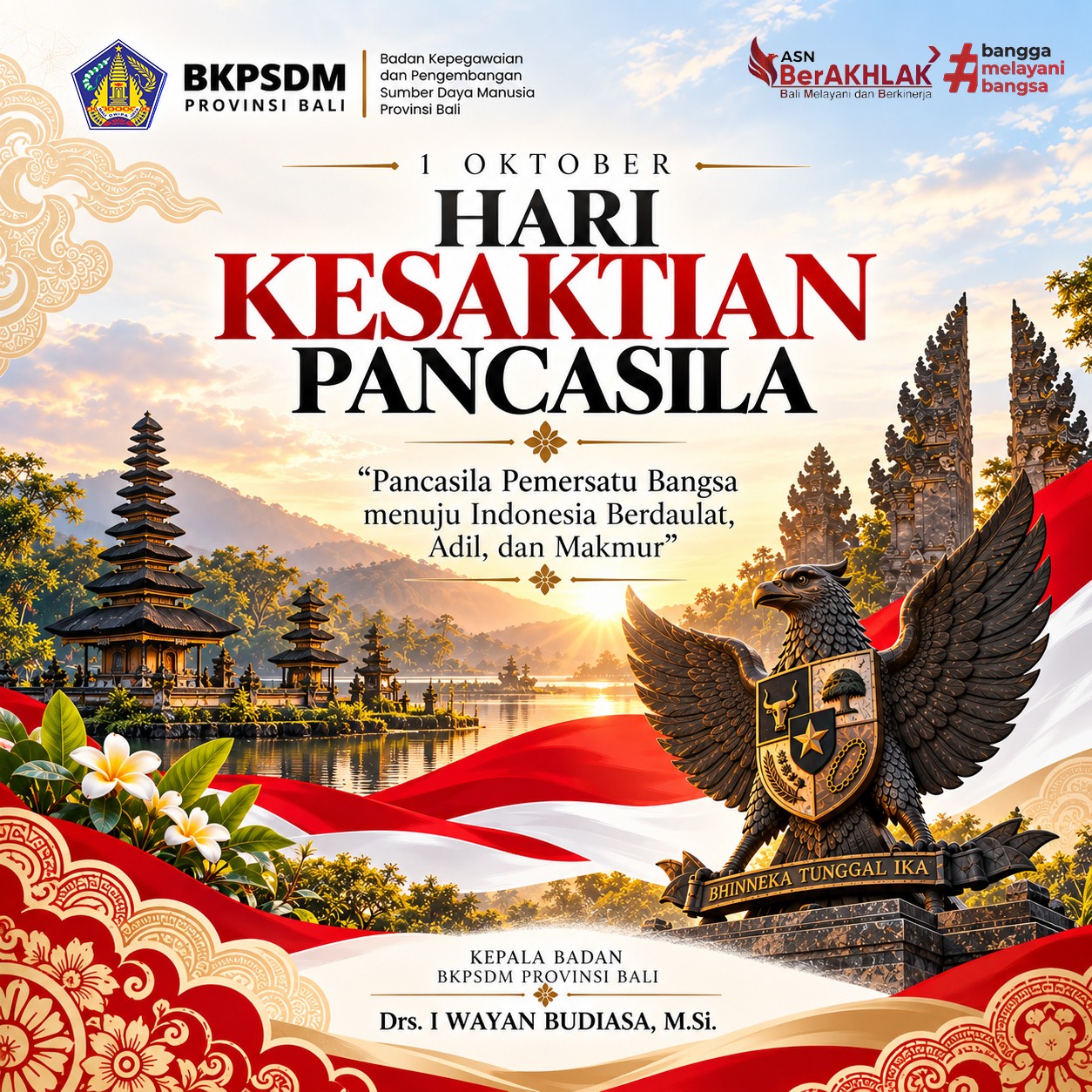 SELAMAT HARI KESAKTIAN PANCASILA 1 OKTOBER 2026