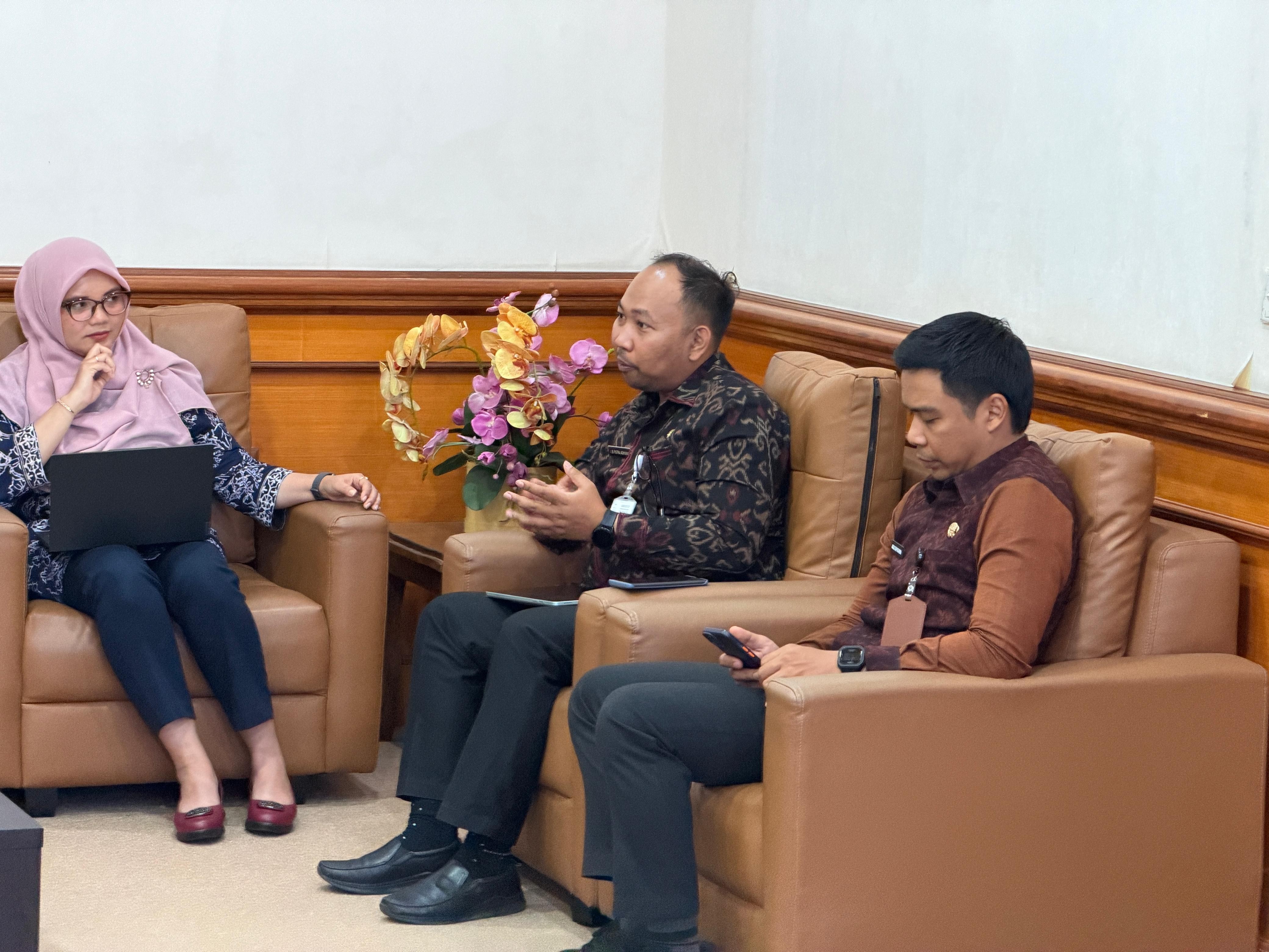 Studi banding dan benchmarking Sekretariat Jenderal DPR RI ke BKPSDM Provinsi Bali