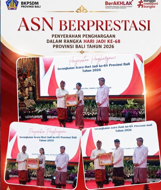 Penilaian Aparatur Sipil Negara (ASN) Berprestasi di lingkungan Pemerintah Provinsi Bali.