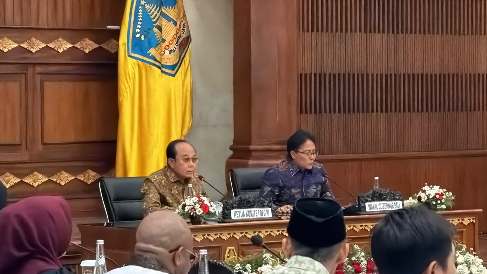 Pemerintah Provinsi Bali menerima Kunjungan Kerja DPD RI