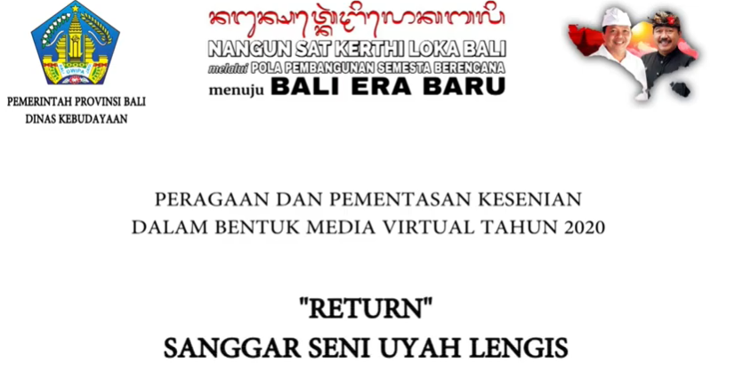 DISBUD PROV. BALI : RETURN - MEWALI, MULIH OLEH SANGGAR UYAH LENGIS