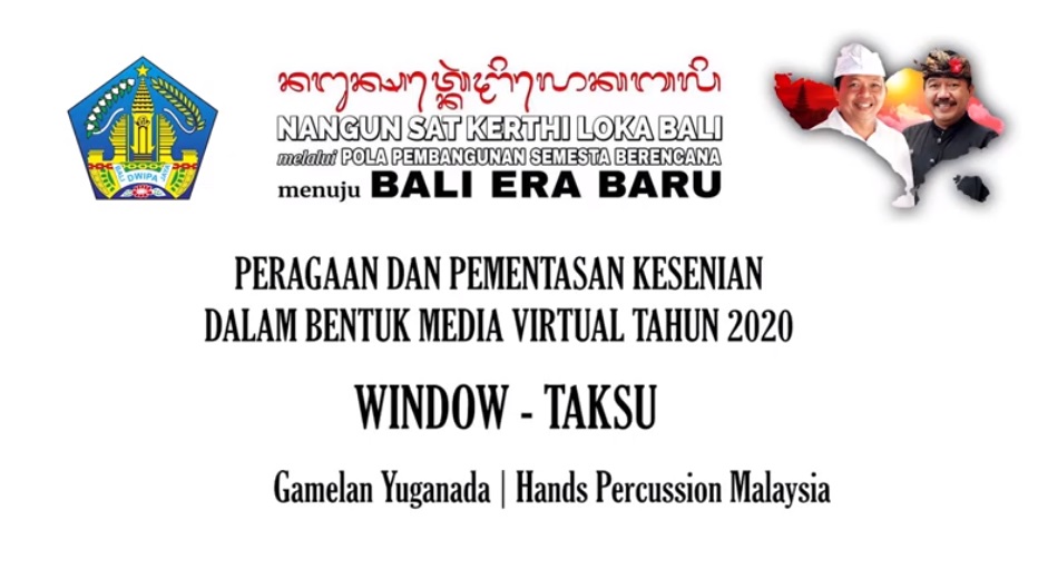 DISBUD PROV. BALI : WINDOW OLEH GAMELAN YUGANADA