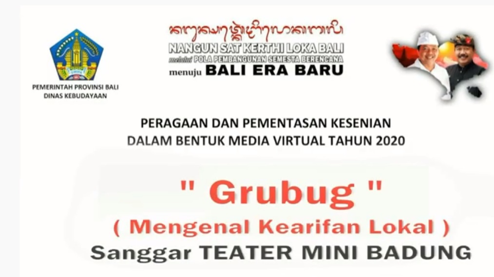DISBUD PROV. BALI : GRUBUG OLEH SANGGAR TEATER MINI