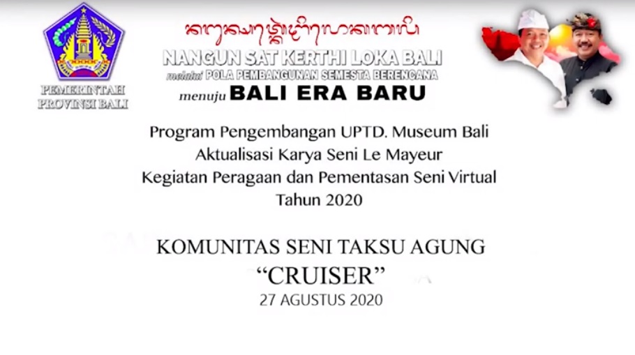 UPTD. MUSEUM BALI : CRUISER KOMUNITAS SENI TAKSU AGUNG