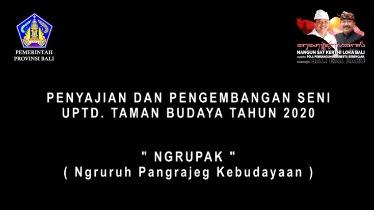 UPTD. TAMAN BUDAYA : NGRUPAK (NGRURUH PANGRAJEG KABUDAYAAN) OLEH KOMUNITAS PADUNUNGAN ART
