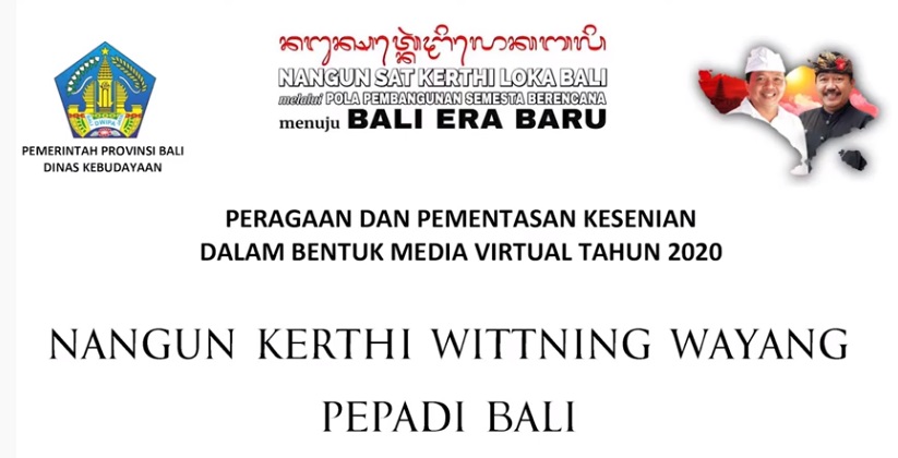 UPTD. TAMAN BUDAYA : NANGUN KERTHI WITTNING WAYANG OLEH PEPADI BALI